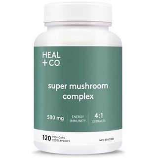 HEAL+CO Super Mushroom Complex 500mg 4:1 120 Veggie Caps