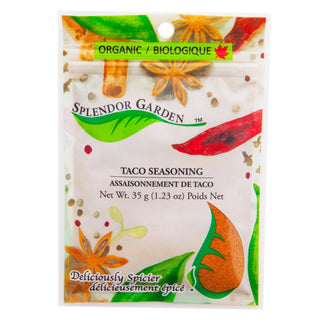 Splendor Garden Organic Taco Seasoning 35g