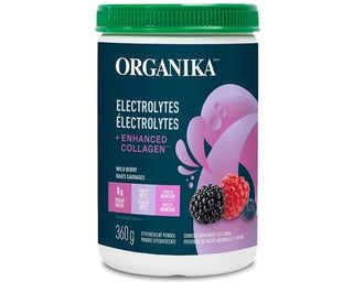 Organika Electrolytes + Enhanced Collagen Wild Berry 360g