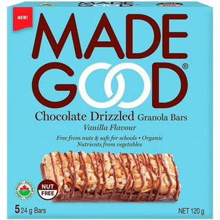 Made Good Chocolate Drizzled Granola Bars Vanilla 120g