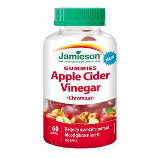 Jamieson Apple Cider Vinegar + Chromium 60 Gummies