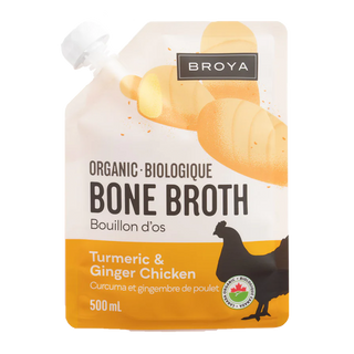 Broya Chicken Bone Broth Turmeric & Ginger 500mL