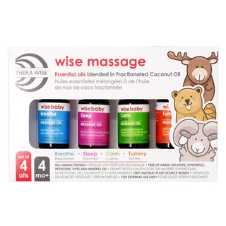 Thera Wise Baby Massage Oil 4 Packs