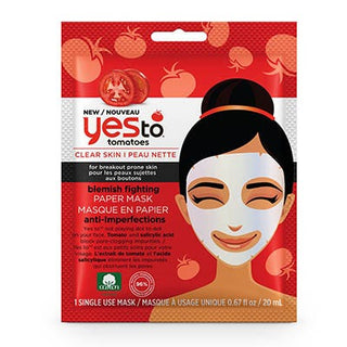 Yes To Clear Skin And Blemish Fighting Paper Mask Tomatoes 20mL