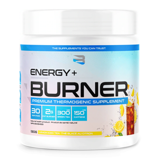 Believe Supplements Energy + Burner Lemon Iced Tea 30 Servings