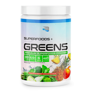 Believe Supplements Superfoods + Greens Pineapple Mango 33 Servings