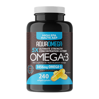 AquaOmega Omega-3 High EPA 240 Softgels