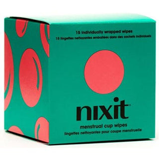 Nixit Menstrual Cup Wipes 15 Packs