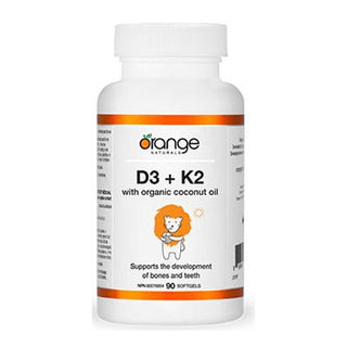 Orange Naturals Vitamin D3 + K2 90 Softgels