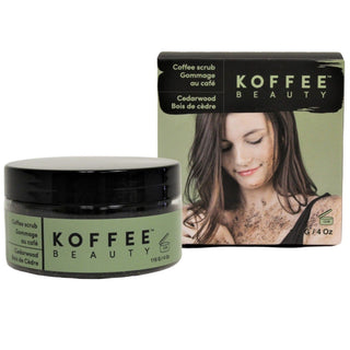 Koffee Beauty Coffee Scrub Cedarwood 115g