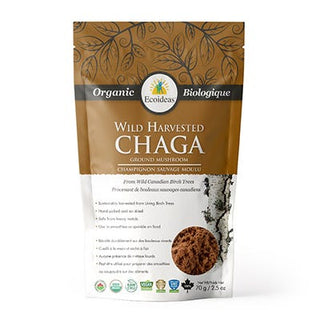 Ecoideas Wild Harvested Chaga Ground Mushroom 70g