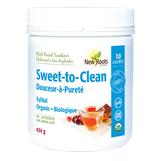 New Roots Organic Sweet-To-Clean Xylitol 454g