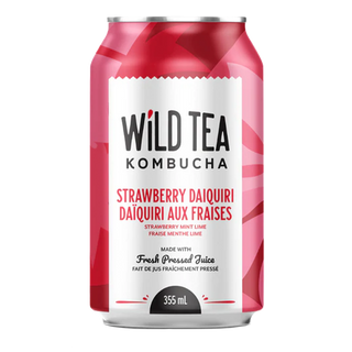 Wild Tea Kombucha Strawberry Daiquiri 355mL