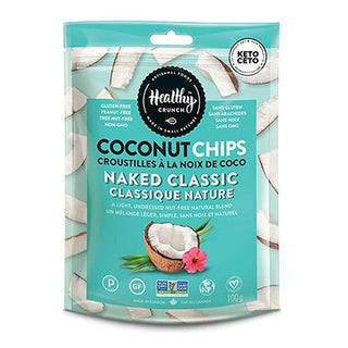 Healthy Crunch Coconut Chips Naked Classic 100g