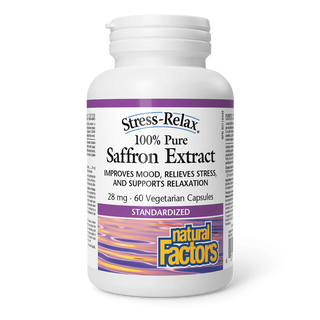 Natural Factors Saffron Extract 28mg 60 Veggie Caps