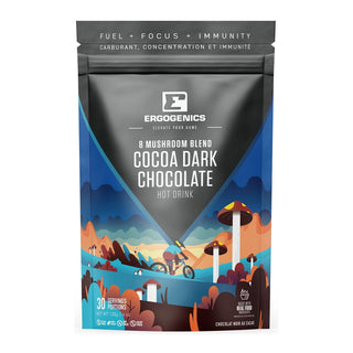 Ergogenics 8 Mushroom Blend Cocoa Dark Chocolate 30 Servings