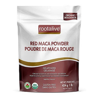 Root Alive Organic Red Maca Powder Gelatinized 454g