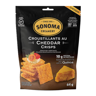 Sonoma Creamery Crisps Cheddar Cheese 64g