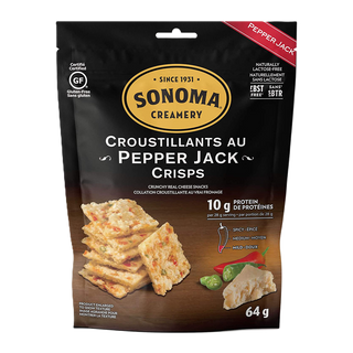 Sonoma Creamery Crisps Pepper Jack Cheese 64g