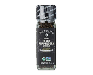 Watkins Organic Black Peppercorn Grinder 75g