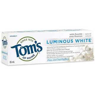 Tom's Of Maine Luminous White Toothpaste Clean Mint 85mL