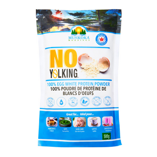 Muskoka Mornings No Yolking 100% Egg White Protein Powder 500g