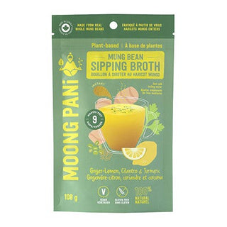 Moong Pani Mung Bean Sipping Broth Ginger Lemon Cilantro & Turmeric 108g