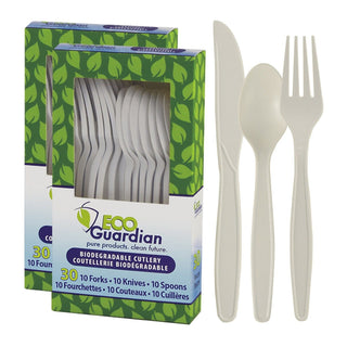 Eco Guardian Biodegradable Cutlery Box 30 Packs