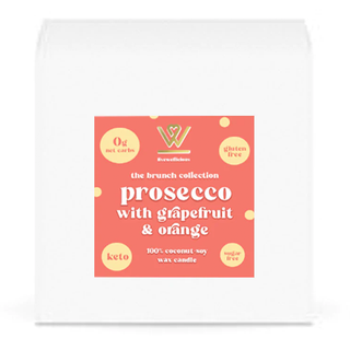 Livewellicious Coconut Soy Candle Brunch Collection Prosecco With Grapefruit & Orange  7.5 oz