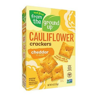 from the ground up Cauliflower Crackers Cheddar 113g