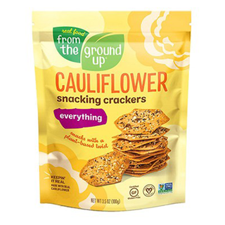 from the ground up Cauliflower Snacking Crackers Everything 100g