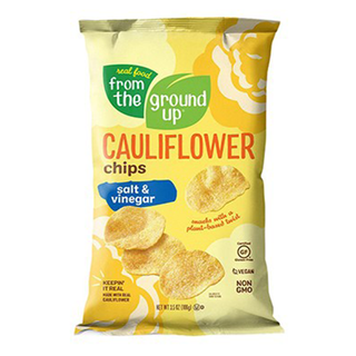 from the ground up Cauliflower Potato Chips Salt & Vinegar 100g