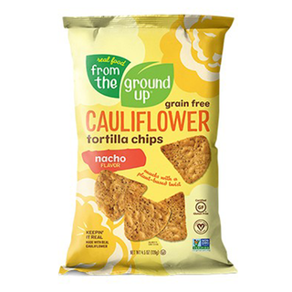 from the ground up Cauliflower Tortilla Chips Nacho 128g