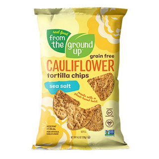 from the ground up Cauliflower Tortilla Chips Sea Salt 128g