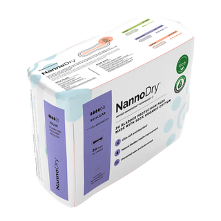 Nannocare NannoDry Incontinence Pads Regular 20 Counts