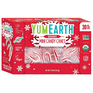 Yum Earth Organic Mini Candy Canes 30 Packs