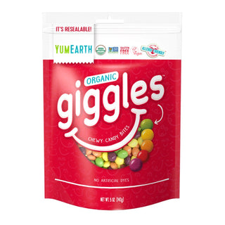 Yum Earth Organic Giggles Chewy Candy Bites 142g