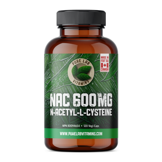 Pure Lab Vitamins NAC 600mg 120 Veggie Caps