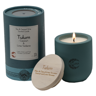 La Luna Soy & Coconut Wax Candle Tulum 130g