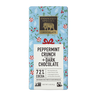 Endangered Species Peppermint Crunch + Dark Chocolate 85g