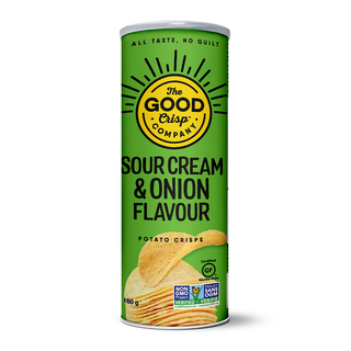 The Good Crisp Potato Crisps Sour Cream & Onion 160g