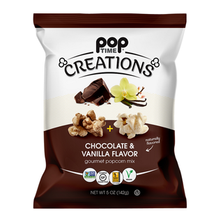 Poptime Popcorn Mix Chocolate Vanilla 142g