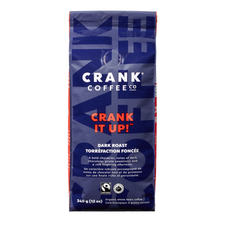 Crank Coffee Organic Coffee Whole Bean Crank It Up 340g