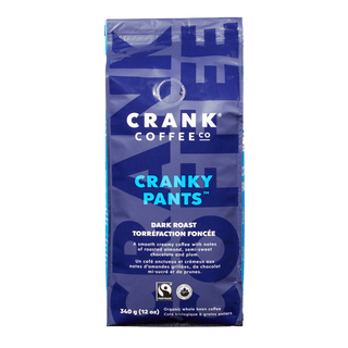 Crank Coffee Organic Coffee Whole Bean Cranky Pants 340g