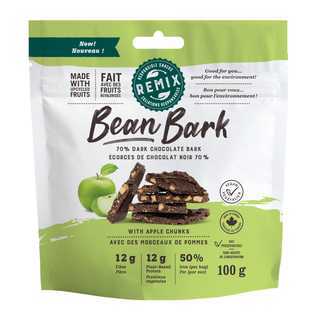 Remix Snacks Bean Bark Apple 100g