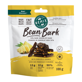 Remix Snacks Bean Bark Pineapple 100g