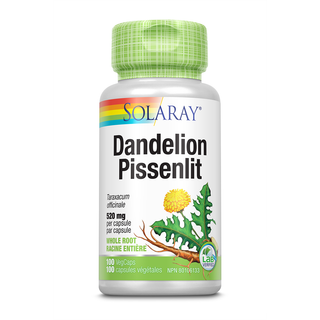 Solaray Dandelion 520mg 100 Veggie Caps