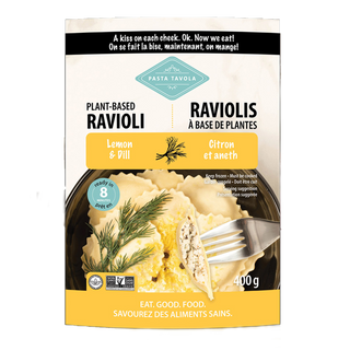 Pasta Tavola Ravioli Plant Based Lemon & Dill 400g