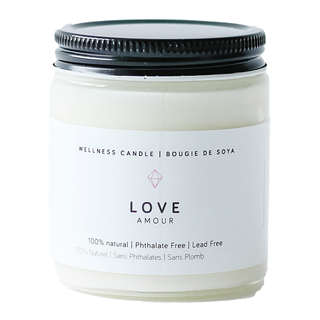 Wax+Fire Wellness Soy Candle Love 8 oz