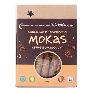 New Moon Kitchen Cookies Chocolate Espresso Mokas 240g